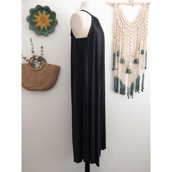 Anthropologie HD in Paris Onesie Gray Halter Jumpsuit - Picture 3 of 13